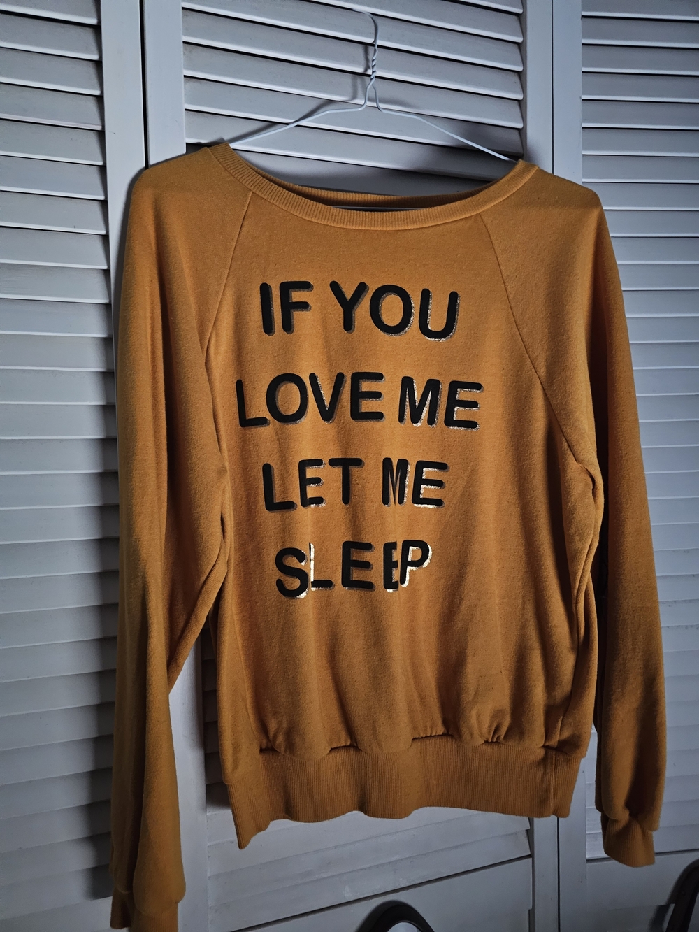 Rebellious One Mustard Yellow Graphic Crewneck Sweatshirt